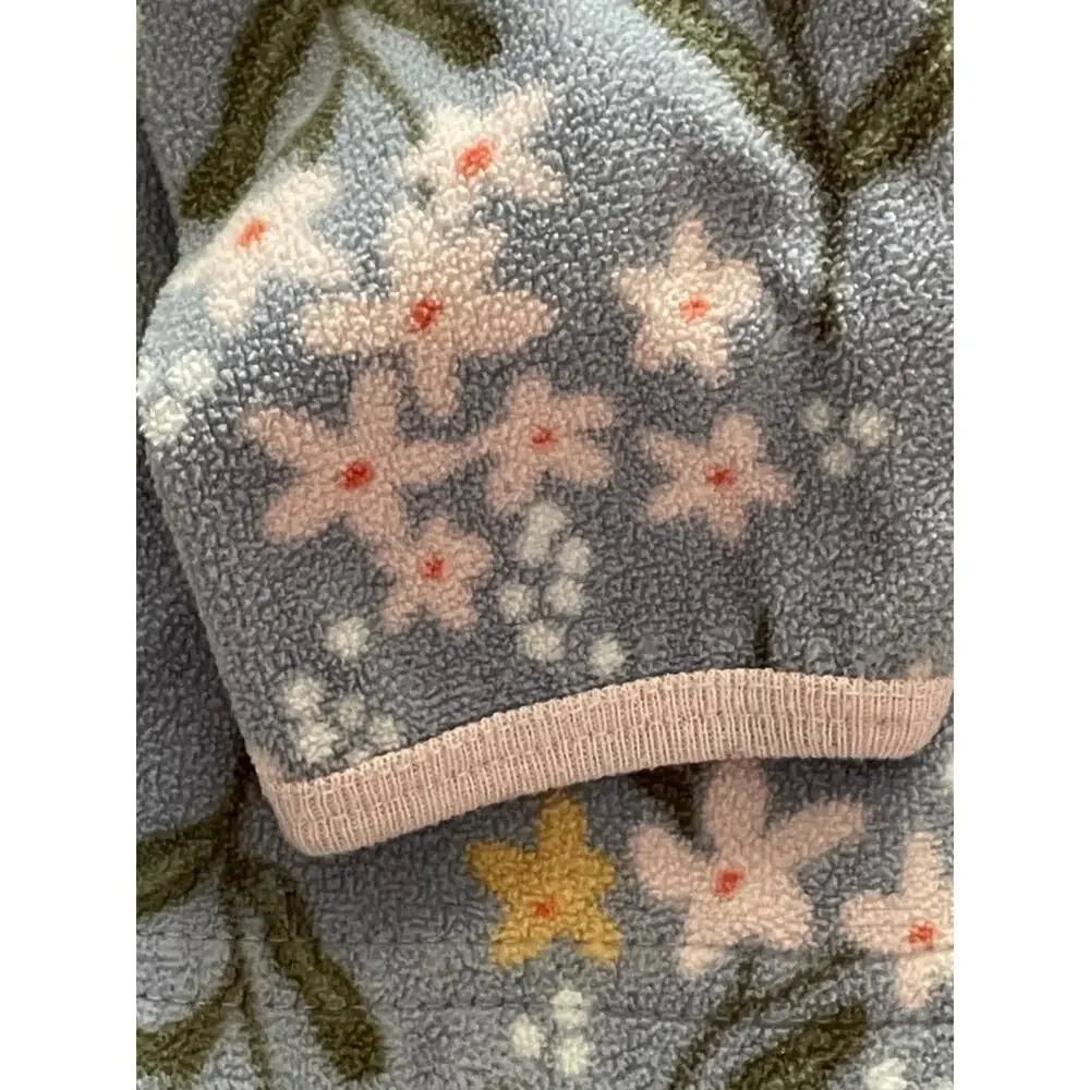Carter's Lavender Floral Fleece Girl's PJ Pant Set size 5